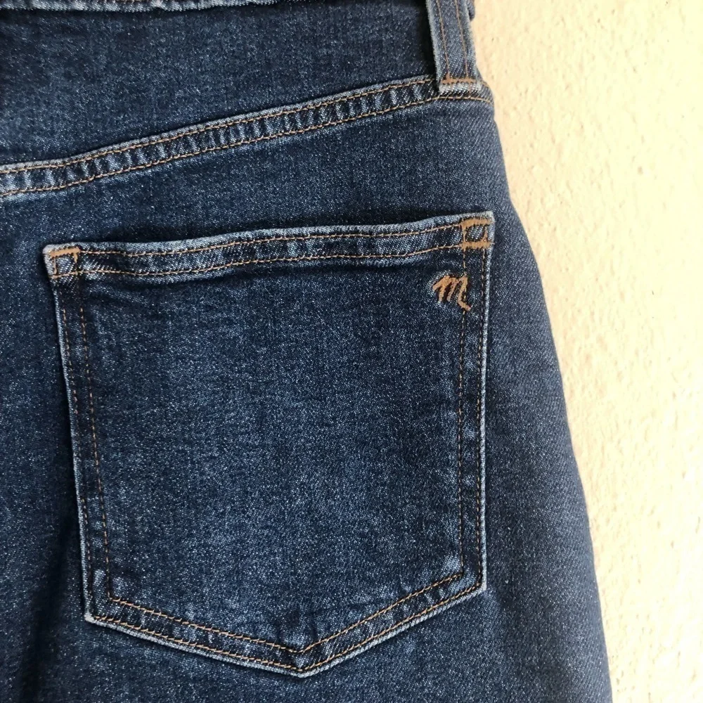 Madewell Stretch Denim Straight Mini Skirt Size 24